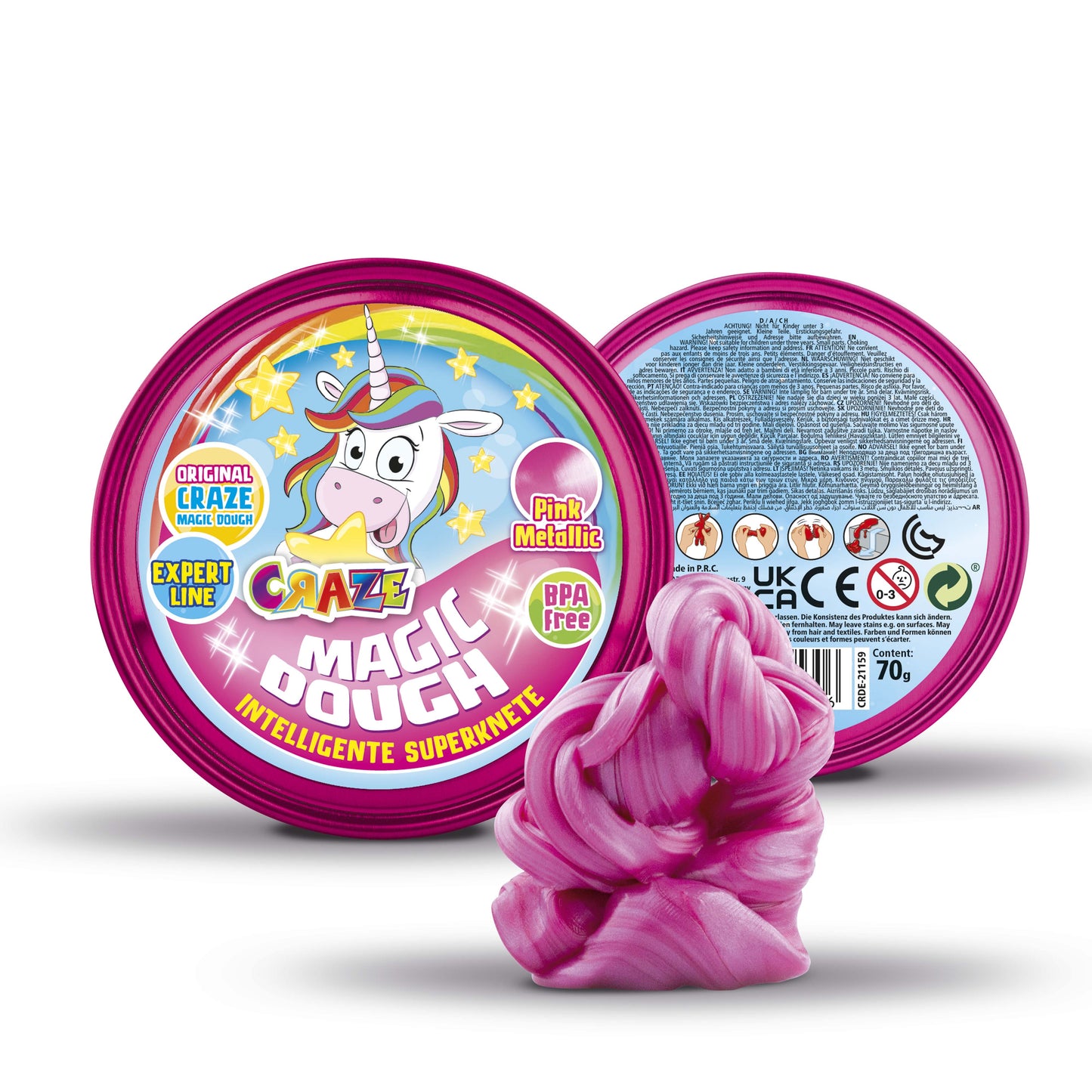 Magic Dough - Expert Unicorn Pink Metallic